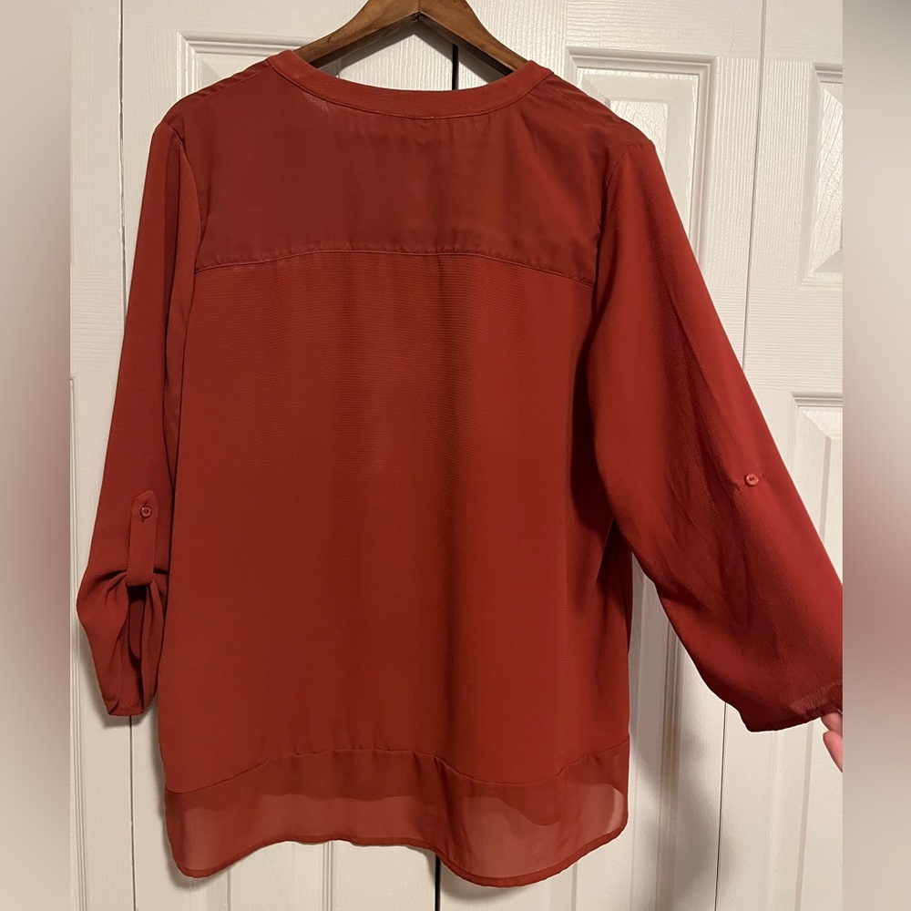 Rust Blouse - Picture 3 of 4